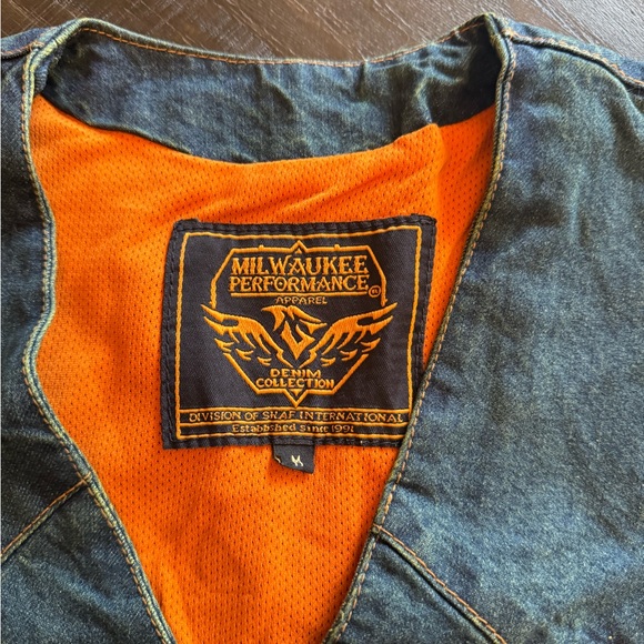 Milwaukee Performance Blue Denim Vest - Picture 2 of 5